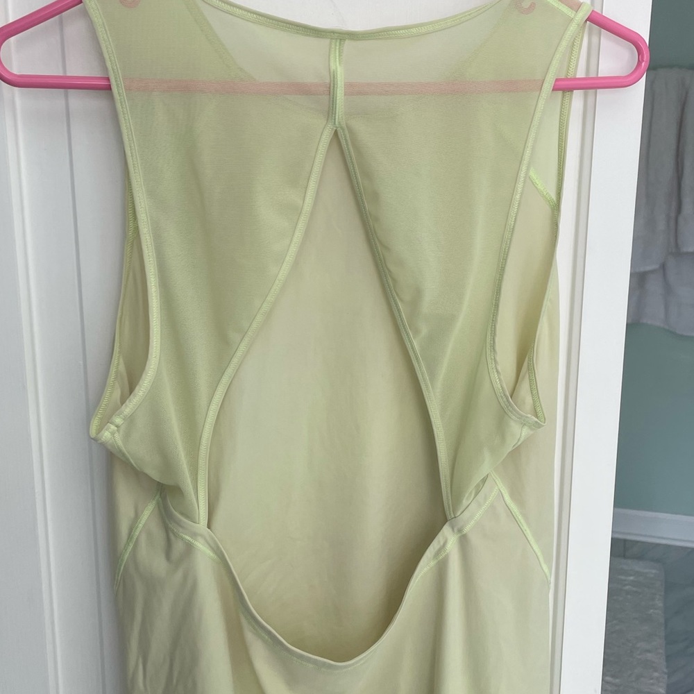 Lululemon For the Run Tank - Highlighter